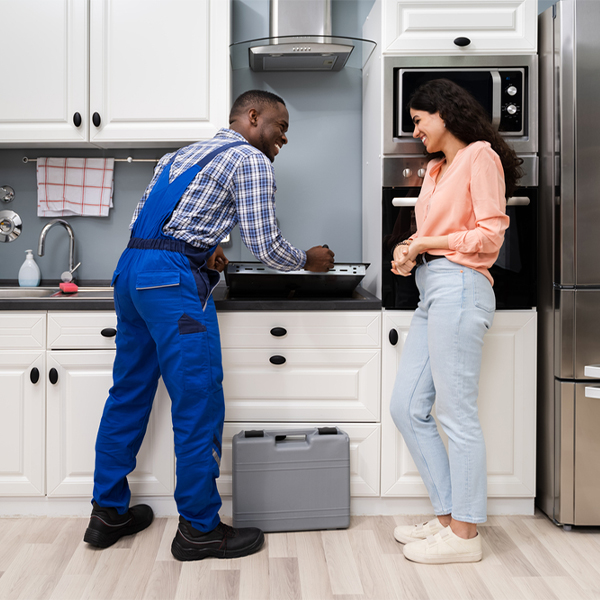 can you provide an estimate for cooktop repair before beginning any work in Louisburg Minnesota